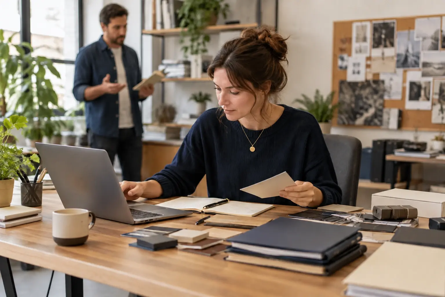 Professionista interno che coordina diverse attività di marketing