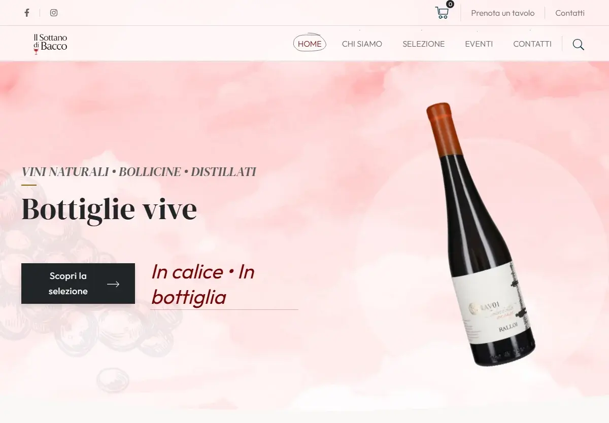 Anteprima del progetto Sottano di Bacco