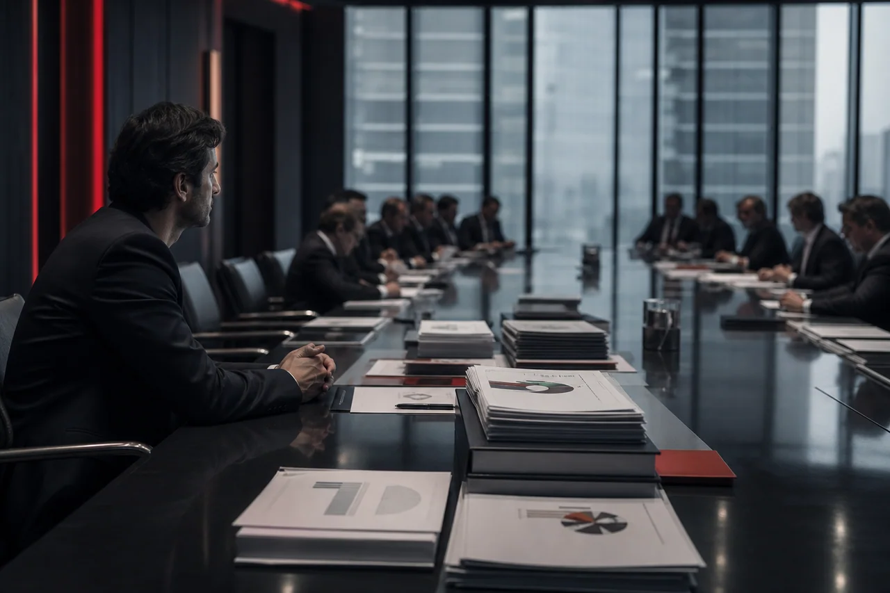 Riunione di lavoro in una struttura organizzata con più professionisti