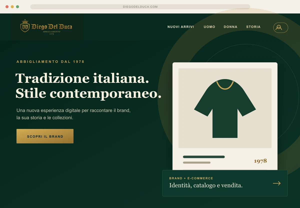 Anteprima del progetto Diego del Duca 1978