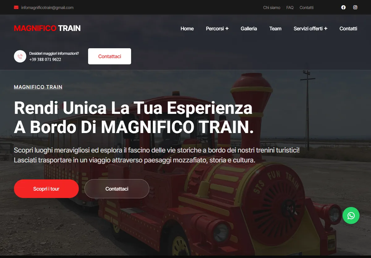 Anteprima del progetto Magnifico Train